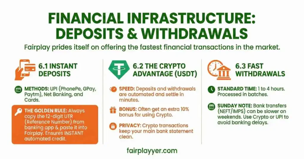 Financial Infrastructure: Deposits & Withdrawals